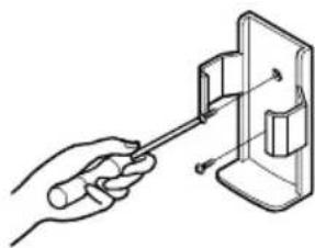 LG G18NHC - Installing the remote control holder - 1