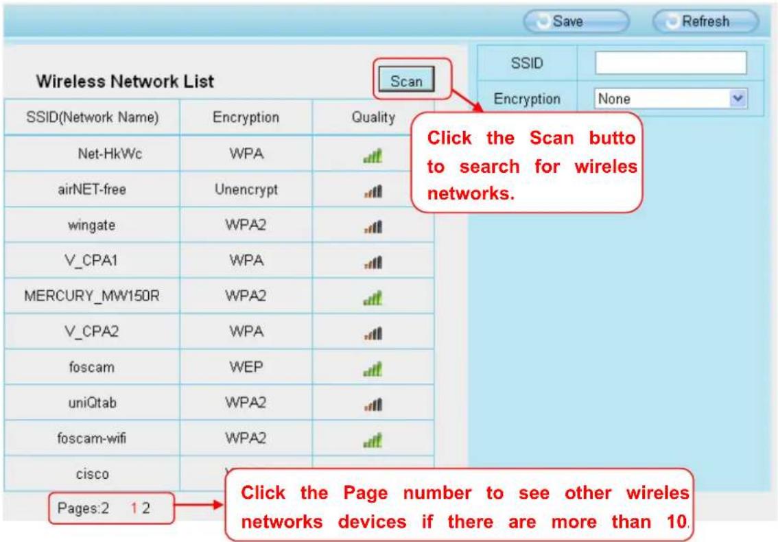 FOSCAM FI9831PW - Wireless Settings - 1