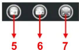 FOSCAM FI9831PW - Section 10 Play/Stop/ Talk/Audio/ Snap/ Record/ Full screen button - 2