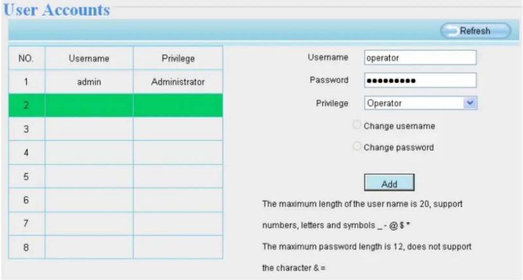 FOSCAM FI9831PW - How to add account? - 1