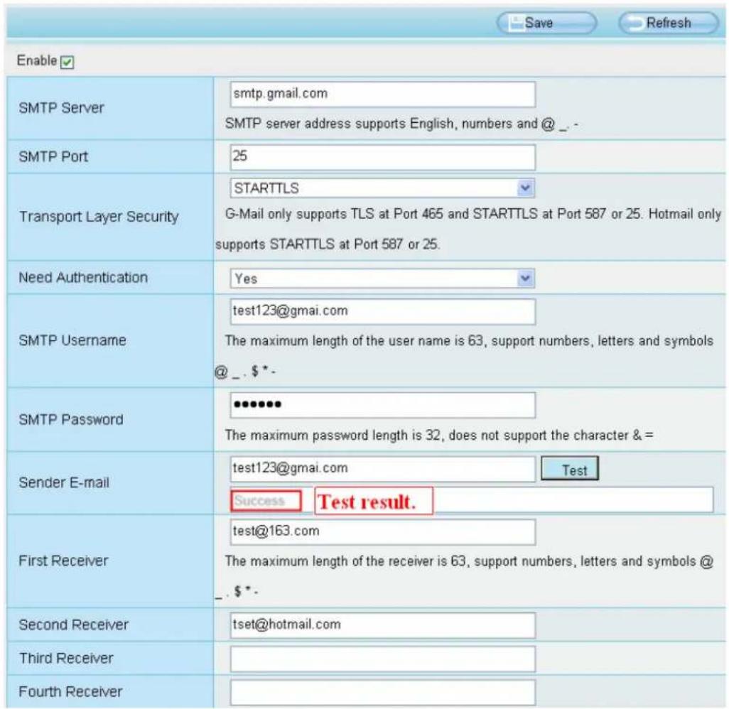 FOSCAM FI9831PW - Mail Settings - 2