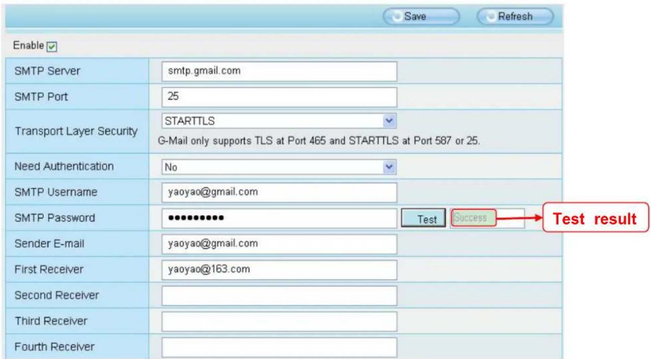 FOSCAM FI9804PS - Mail Settings - 2