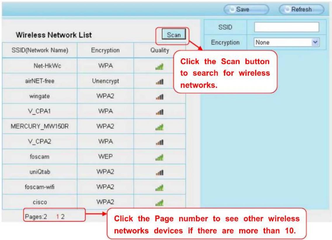 FOSCAM FI9804PS - Wireless Settings - 1