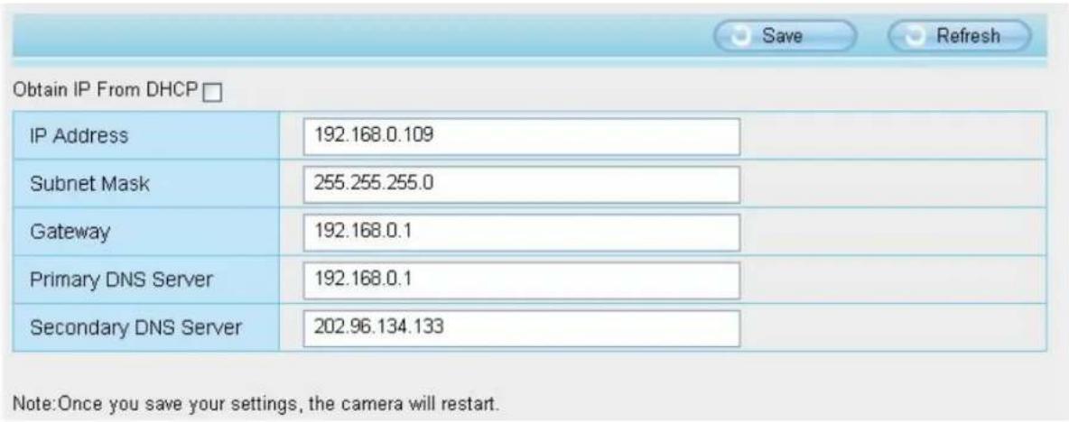 FOSCAM FI9804PS - IP Configuration - 1