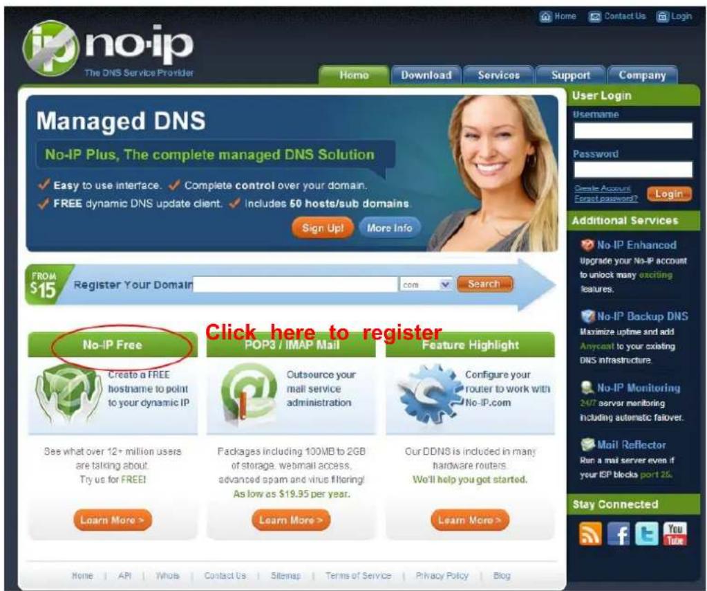 FOSCAM FI9804PS - Third Party Domain Name Settings - 1
