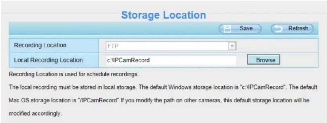 FOSCAM FI9804PS - Storage Location - 1