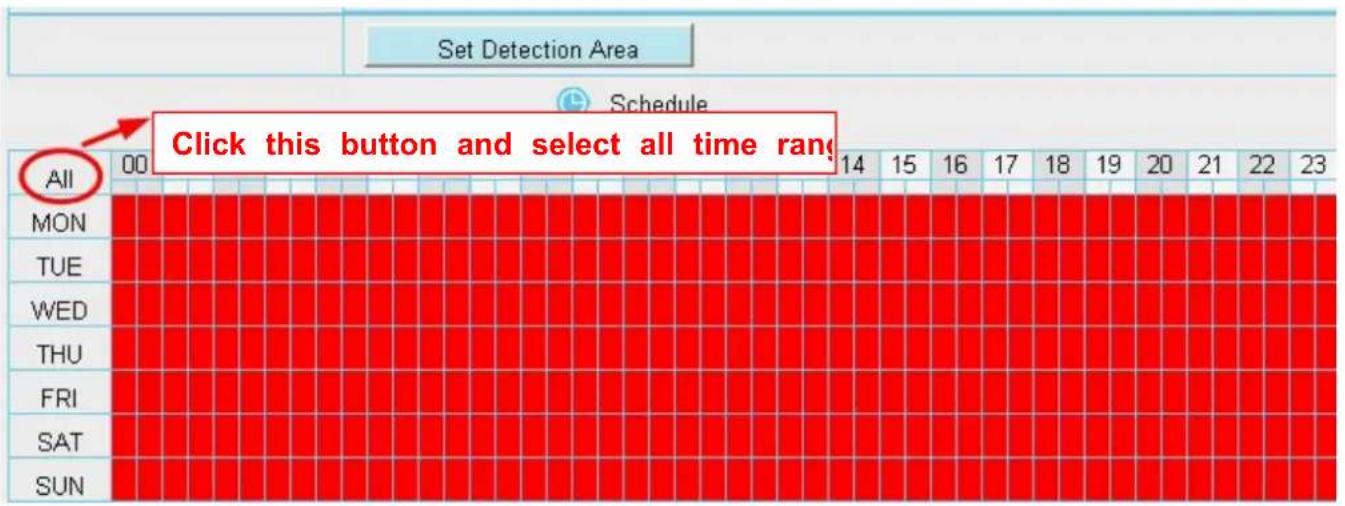 FOSCAM FI9804PS - Alarm Schedule - 1