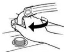 LG T6515TDCT - Connecting Water Supply Hose to the machine - 1