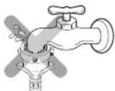 LG T6515TDCT - Check the connection of water supply hose and the connector - 1
