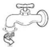 LG T6515TDCT - Connect the water supply hose to the tap. - 1