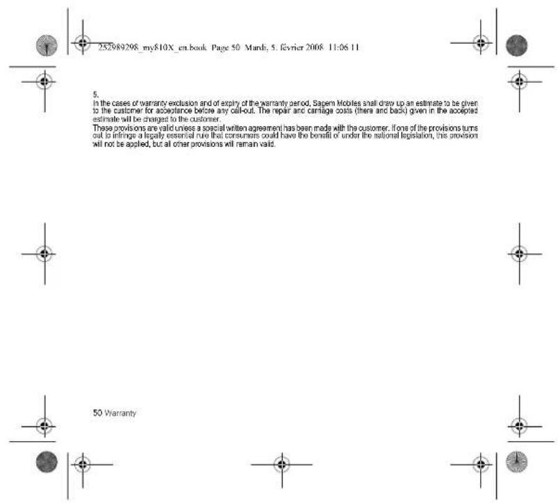 SAGEM my810X - SAR - 15