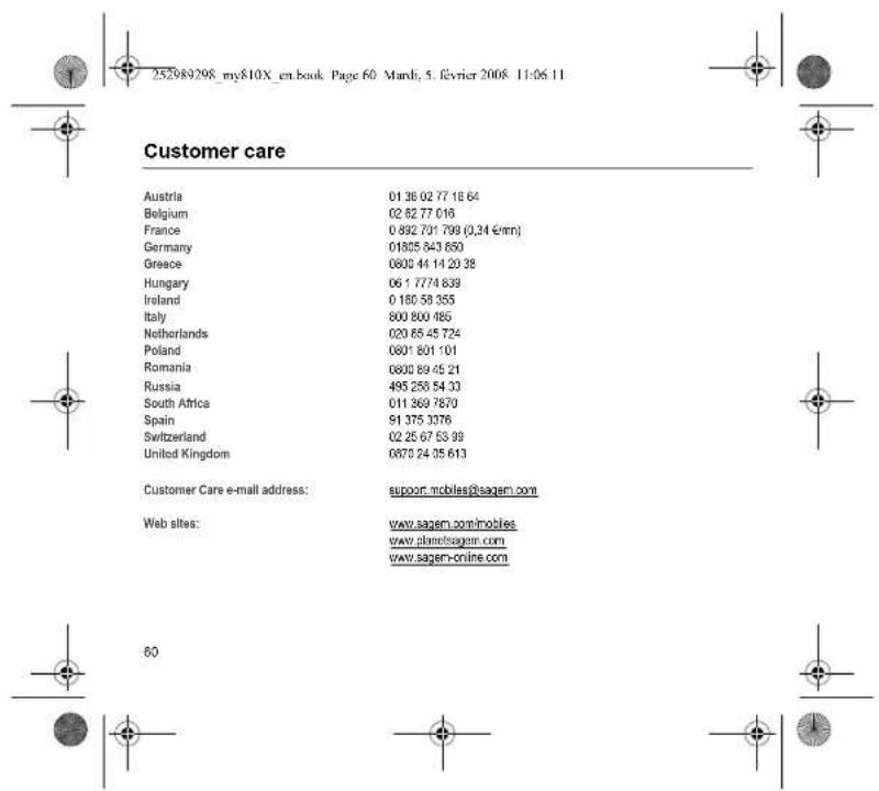 SAGEM my810X - SAR - 66