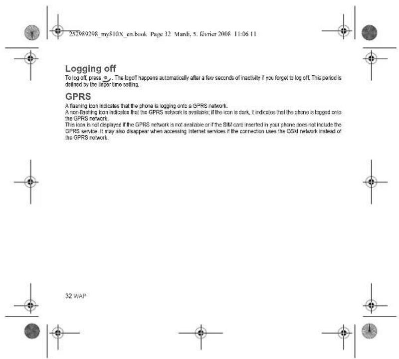 SAGEM my810X - Calls - 22