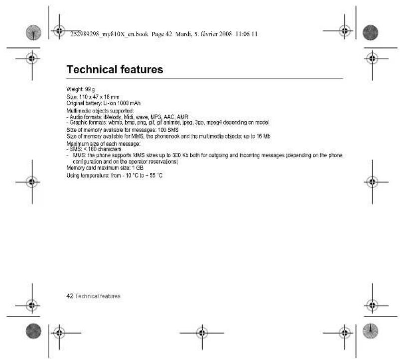 SAGEM my810X - ToDo - 16