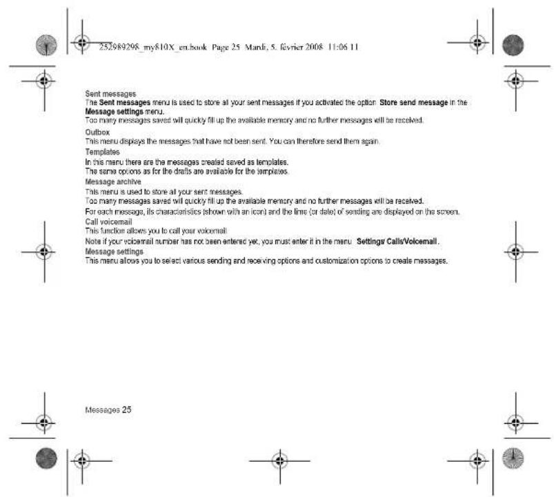SAGEM my810X - Calls - 15