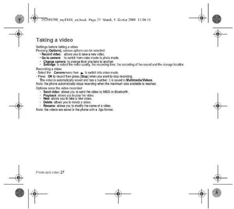SAGEM my810X - Calls - 17