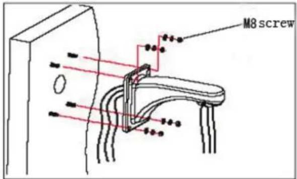 Vitek VT-TPTZ36HR-2A4 - Install wall hanging bracket: - 2