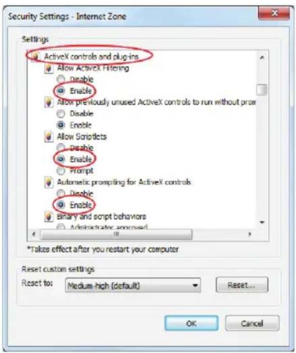 Vitek VT-TNR6480 - Q10. ActiveX control cannot be downloaded. How can I do? - 3
