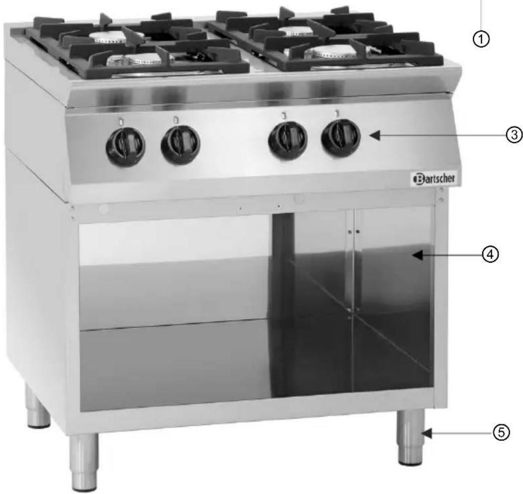 Bartscher ① ③ ④ ⑤