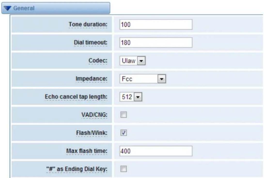OpenVox iAG880 - Global Settings - 1