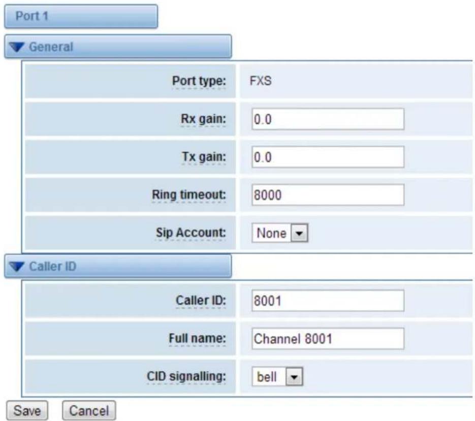 OpenVox iAG880 - Channel Settings - 2