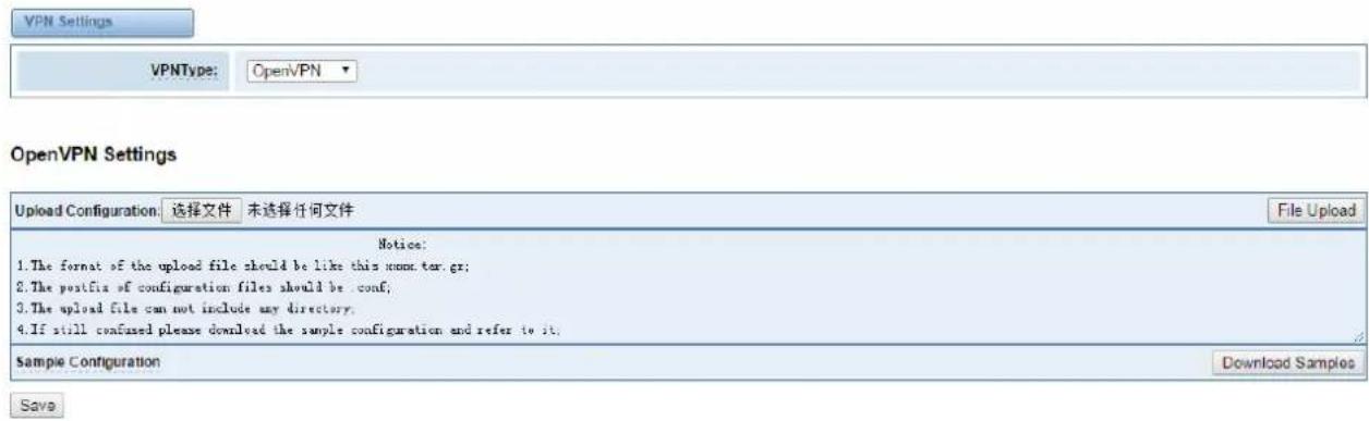 OpenVox iAG804 - VPN Settings - 1
