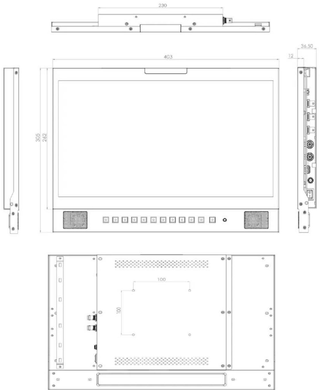DataVideo TLM-170VM - FPGA - 1