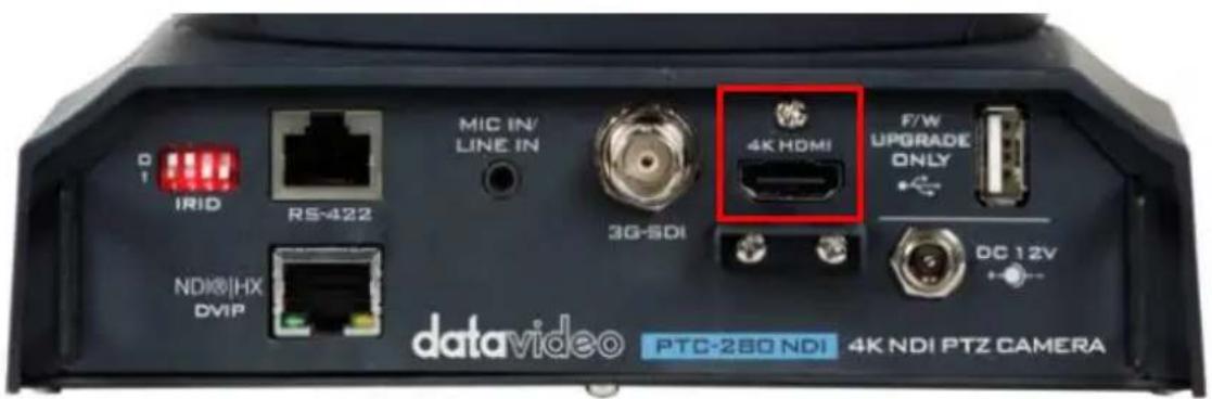 DataVideo PTC-280NDI - HDMI Video Output - 1