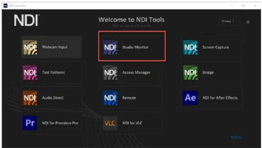 DataVideo PTC-280NDI - How to Use the NDI Studio Monitor Software (Take Windows for example) (Take NDI Tools for Windows v.5.0.5.0 for example) - 2