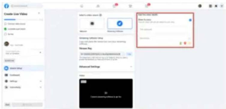DataVideo PTC-280NDI - ● Use Facebook Live Producer for Streaming - 3