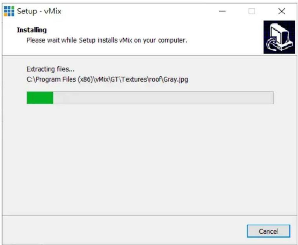 DataVideo PTC-280NDI - The installation will be started. - 1