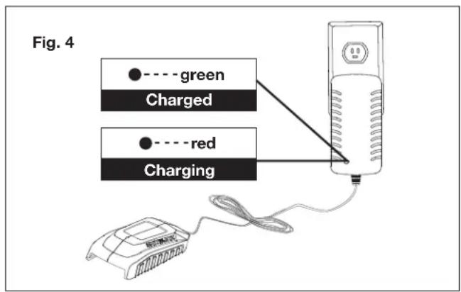 Sun Joe 20ViONLT-BLW-RM - Charging the Battery - 2
