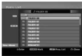 LG RH2S9 - Playing an Audio CD or MP3/WMA file - 2