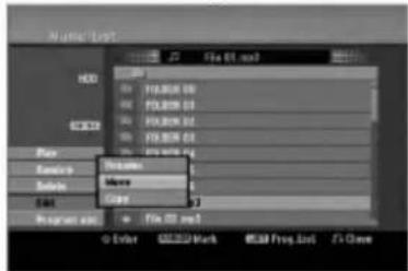 LG RH1657 - Moving a file(s) - 1