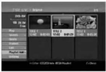 LG RH1657 - Adding Additional Title/Chapters to the Playlist -RWvr - 1