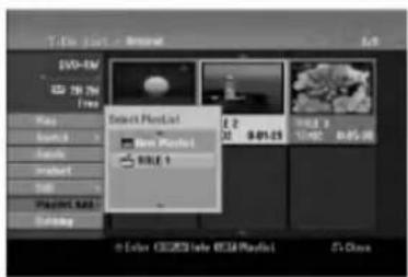 LG RH1657 - Adding Additional Title/Chapters to the Playlist -RWvr - 2