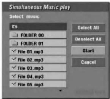LG RH7796N - To listen to music while slide show simultaneously - 2