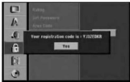 LG RH7796N - DivX Registration Code - 2