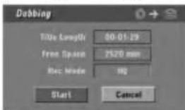 LG RH7796N - Dubbing from DVD to HDD - 2