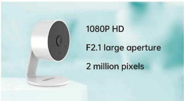 1080P HD F2.1 large aperture 2 million pixels