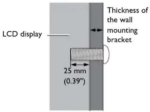 BENQ CS7501 - Installing the display on a wall - 4