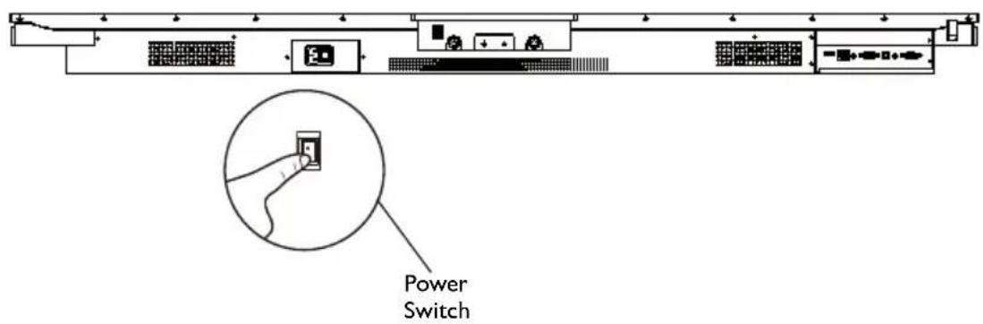 BENQ CS7501 - Turning the display on or off - 1