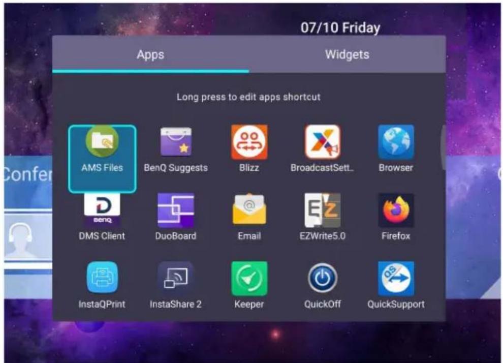 BENQ CS7501 - APPS - 1