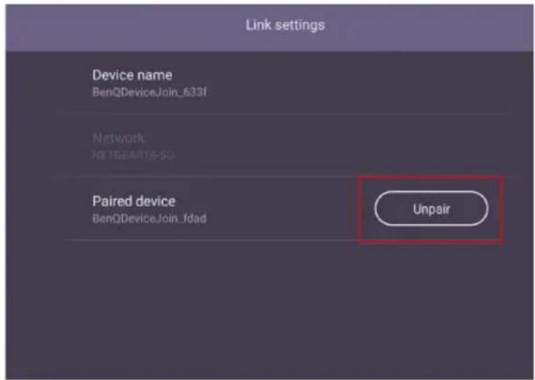 BENQ CS7501 - The remote link is successful when "Paired" is shown on the screen. You can start selecting and transferring files to each other. - 3