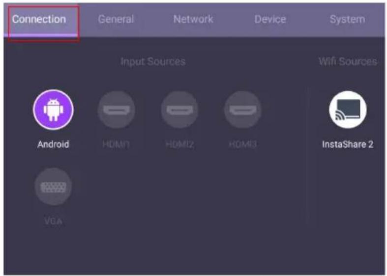 BENQ CS7501 - Settings menu - 1