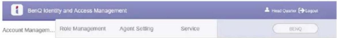 BENQ CS7501 - User Management - 2