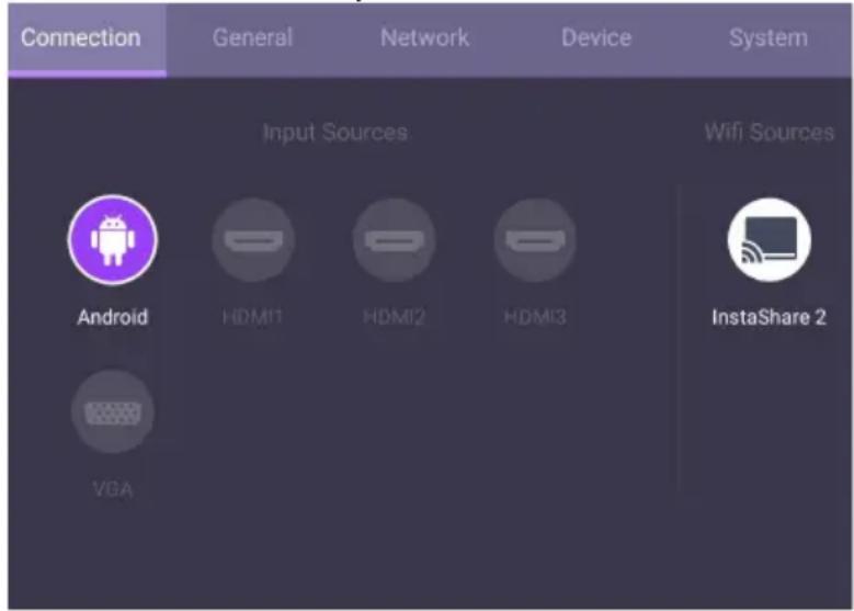 BENQ CS7501 - Switching input signals - 1