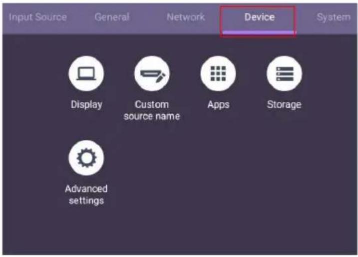 BENQ ST02S - Device settings - 1