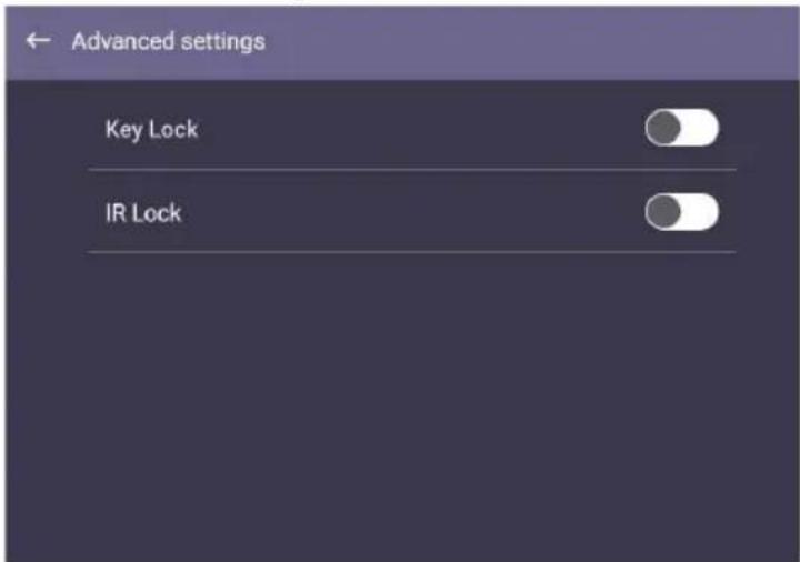 BENQ ST02S - Advanced settings - 1