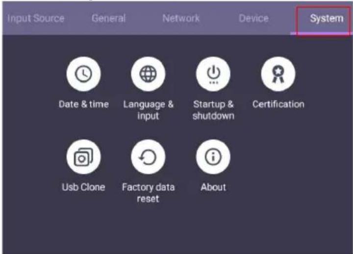 BENQ ST02S - System settings - 1